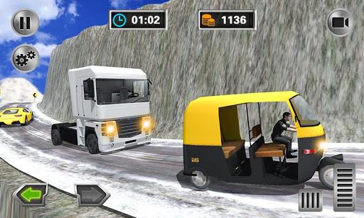 Tuk Tuk Driving Simulator 3D - Hill Drive Sim 2018 - Gameplay image of android game