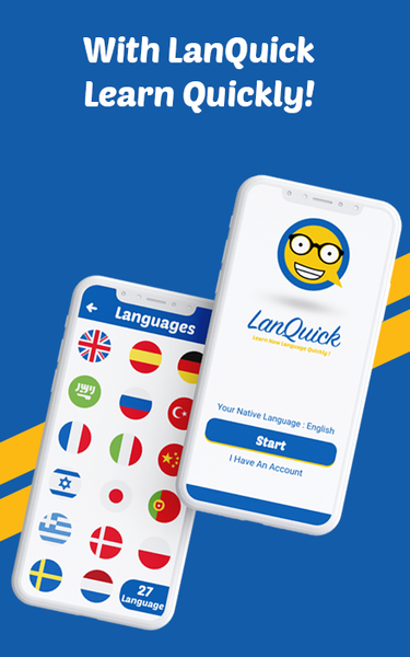 LanQuick: Learn 27 languages - عکس برنامه موبایلی اندروید