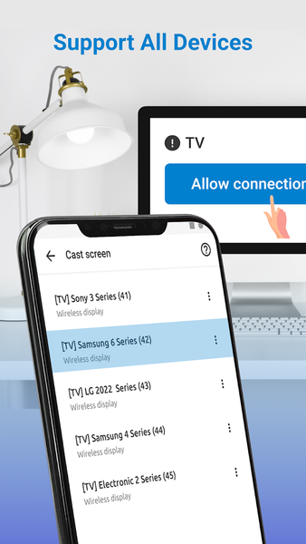 Smart View: Screen Mirroring - عکس برنامه موبایلی اندروید