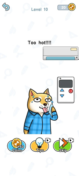 Brain Doge - Gameplay image of android game