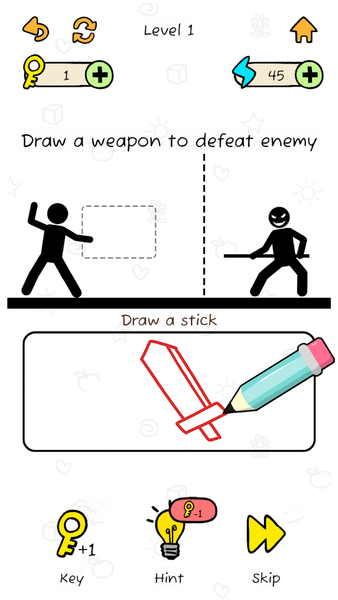 Draw 2 Beat - Gameplay image of android game