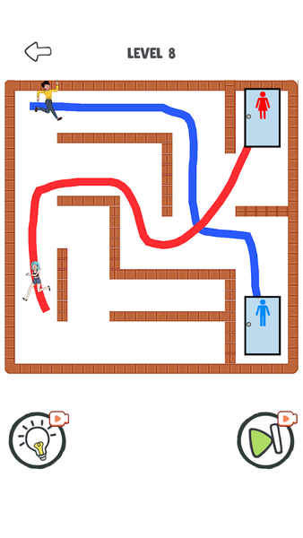 Draw to Pee - Gameplay image of android game