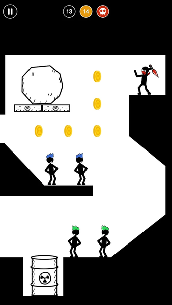 Draw 2 Shoot - Gameplay image of android game