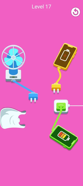 Crazy Plug - puzzle game - Gameplay image of android game