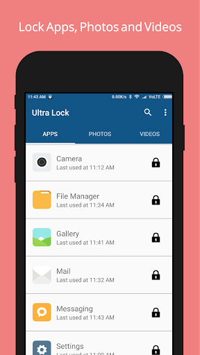 Ultra Lock - App Lock & Vault - عکس برنامه موبایلی اندروید