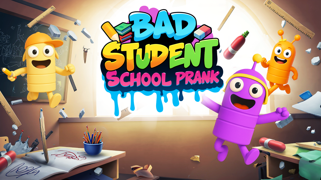 Bad Student: School Prank - عکس بازی موبایلی اندروید