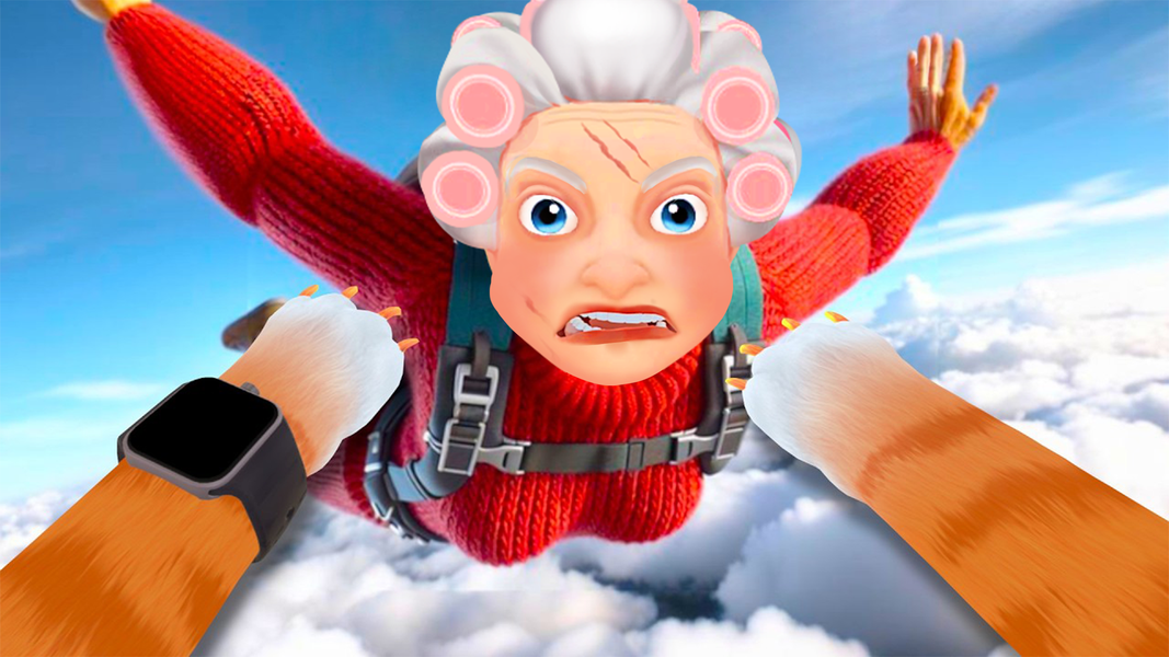 Gran Prankster: Naughty Cat - Gameplay image of android game