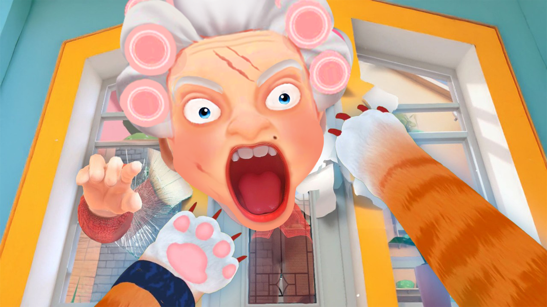 Gran Prankster: Naughty Cat - Gameplay image of android game