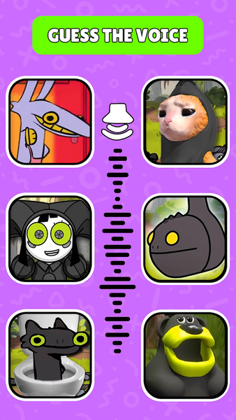 Guess Monster Voice Challenge - عکس بازی موبایلی اندروید