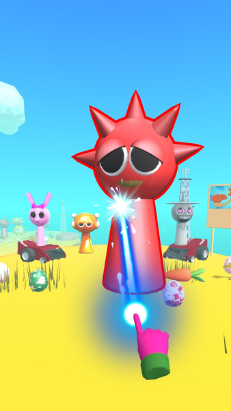 Laser Finger 3D: Beat Sprunky - عکس بازی موبایلی اندروید