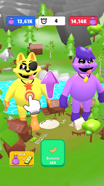 Monster Eating: Tap to Eat - عکس بازی موبایلی اندروید