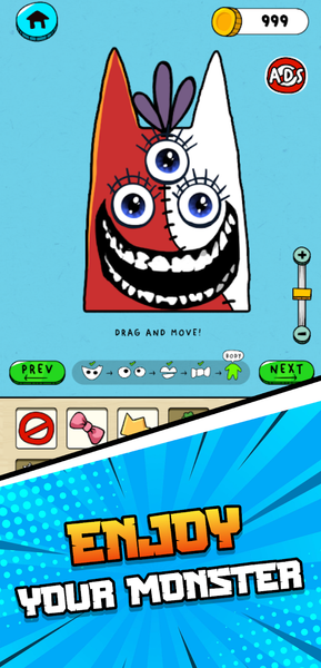 Monster Makeover: Mix Beats - Gameplay image of android game