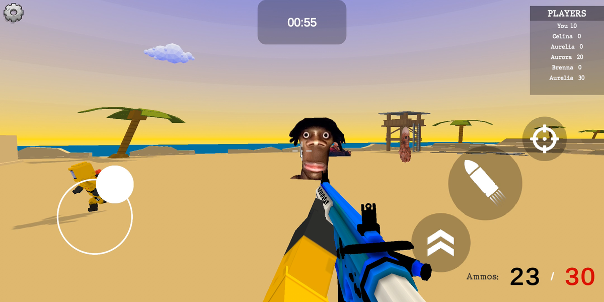 Nextbots in Backrooms Hunter - عکس بازی موبایلی اندروید