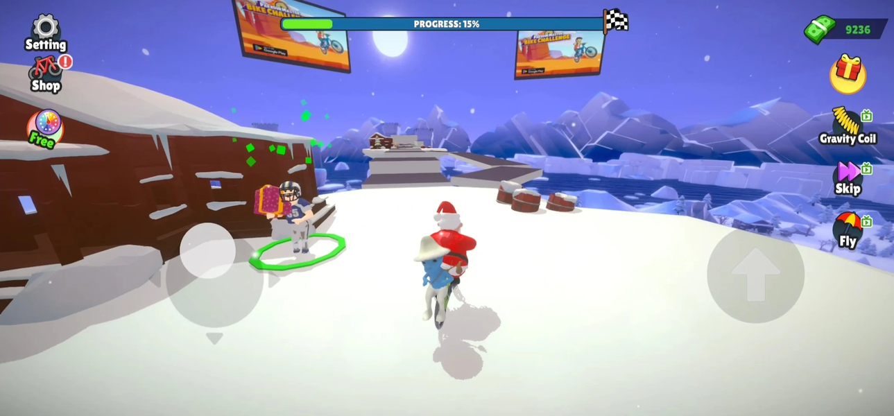 Santa Bike Master - عکس بازی موبایلی اندروید