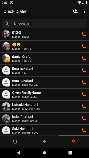 Quick Dialer: Phone & Contacts - Image screenshot of android app
