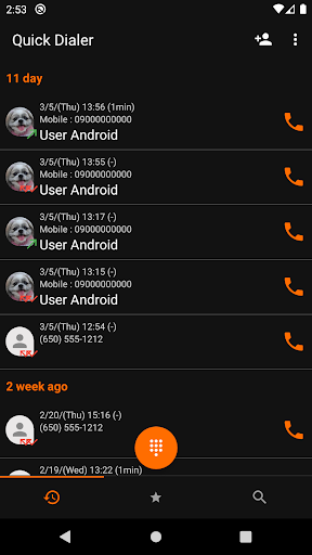 Quick Dialer: Phone & Contacts - Image screenshot of android app
