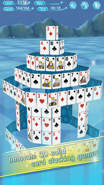 Card Stacking 3D - Gameplay image of android game