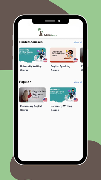 Learn English with MisaLearn - Image screenshot of android app