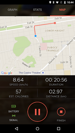 Misfit Cycling - Image screenshot of android app