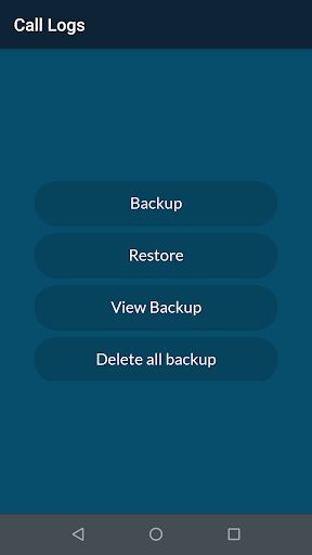 Restore Calllogs and Contacts - عکس برنامه موبایلی اندروید