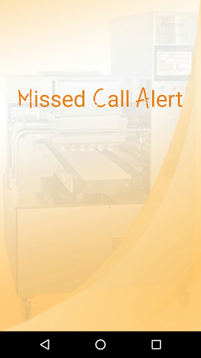 Missed Call Alert - Image screenshot of android app