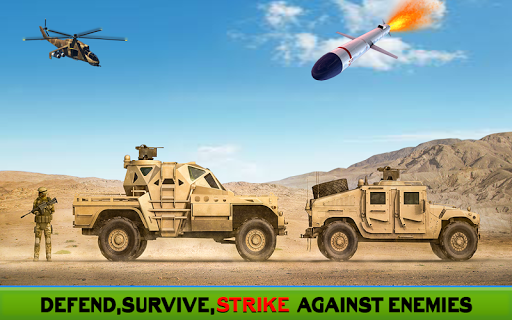 Rocket Attack Missile Truck 3d - Gameplay image of android game
