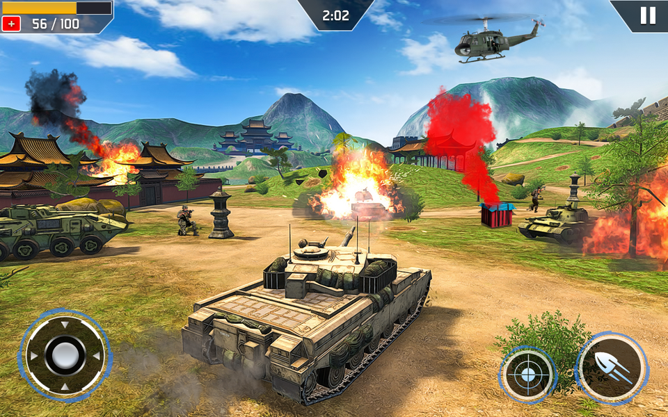 World Tank Battle Zone - Gameplay image of android game