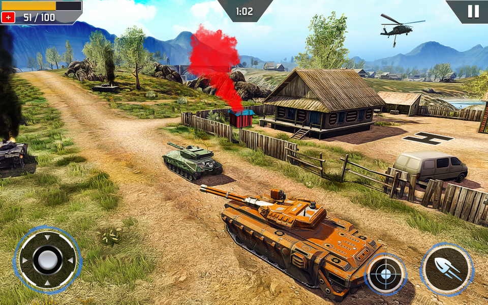 World Tank Battle Zone - Gameplay image of android game
