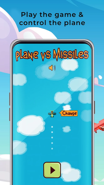 Plane vs Missiles - Gameplay image of android game