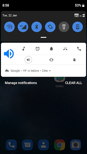 Volume Control - عکس برنامه موبایلی اندروید