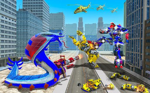 Snake Game Robot Shooting - Image screenshot of android app