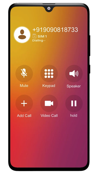 iCall - iOS ۲۶ Phone Dialer - عکس برنامه موبایلی اندروید
