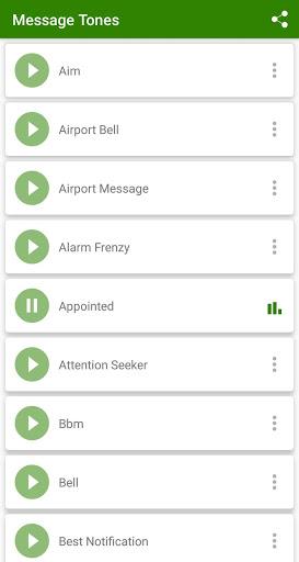 Message tones - Image screenshot of android app