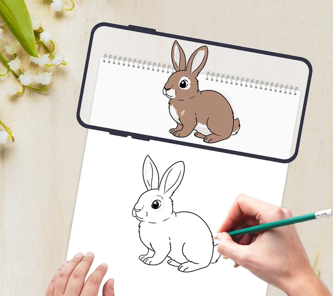 Trace & Draw: AR Art Projector - عکس برنامه موبایلی اندروید