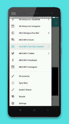 Mi Center - Image screenshot of android app