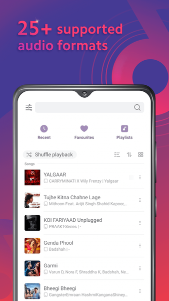 Mi Music - Image screenshot of android app