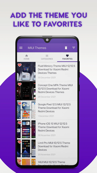 MIUI Themes - Theme for Xiaomi - عکس برنامه موبایلی اندروید