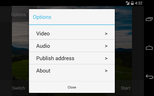 RTMP Camera - Image screenshot of android app
