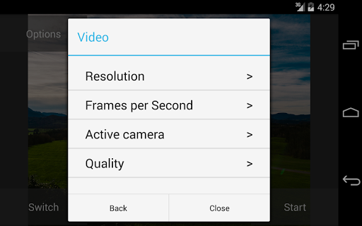 RTSP Camera Server - Image screenshot of android app