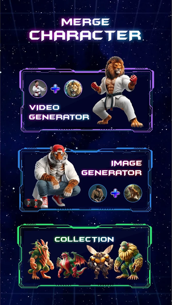 Mix Character Fusion - عکس برنامه موبایلی اندروید