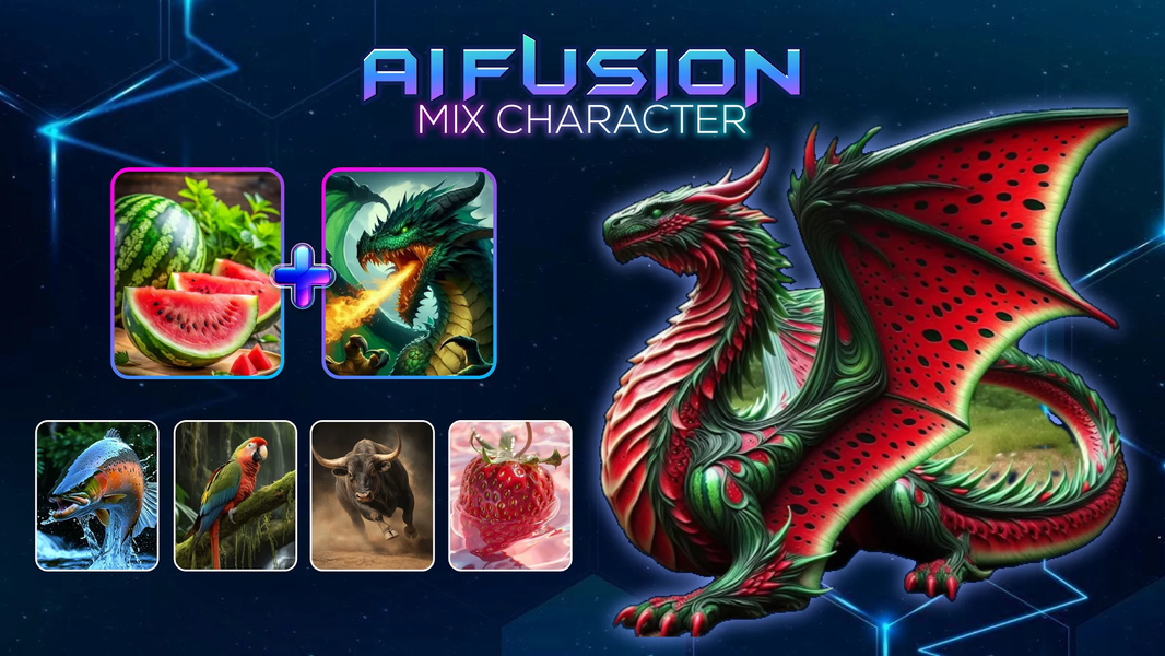Mix Character Fusion - عکس برنامه موبایلی اندروید