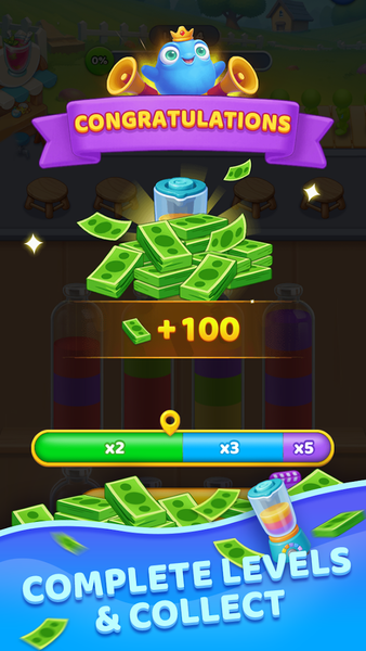 Pour Color Crew - Gameplay image of android game