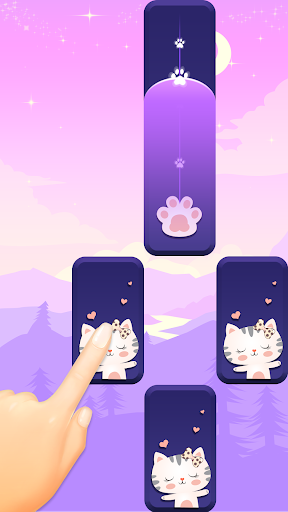 Dream Cat Piano Tiles: Free Tap Music Game ۲۰۲۰ - عکس بازی موبایلی اندروید