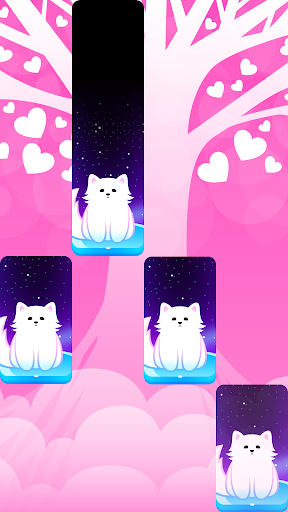 Dream Cat Piano Tiles: Free Tap Music Game ۲۰۲۰ - عکس بازی موبایلی اندروید