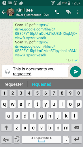 PDF Share for WhatsApp - عکس برنامه موبایلی اندروید