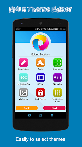 Theme Editor For EMUI - عکس برنامه موبایلی اندروید