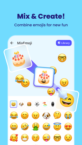 Gemoji - Emoji Maker Sticker - Gameplay image of android game