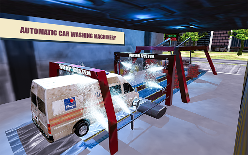 Real Ambulance Truck Wash Simulator 2018 - Image screenshot of android app