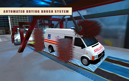 Real Ambulance Truck Wash Simulator 2018 - Image screenshot of android app