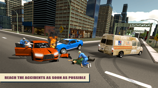 Real Ambulance Truck Wash Simulator 2018 - Image screenshot of android app